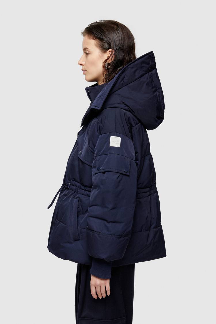 Oof Wear GIACCA CORTA 9234 IN NYLON MEMORY - BLU NOTTE Fino Al -60%