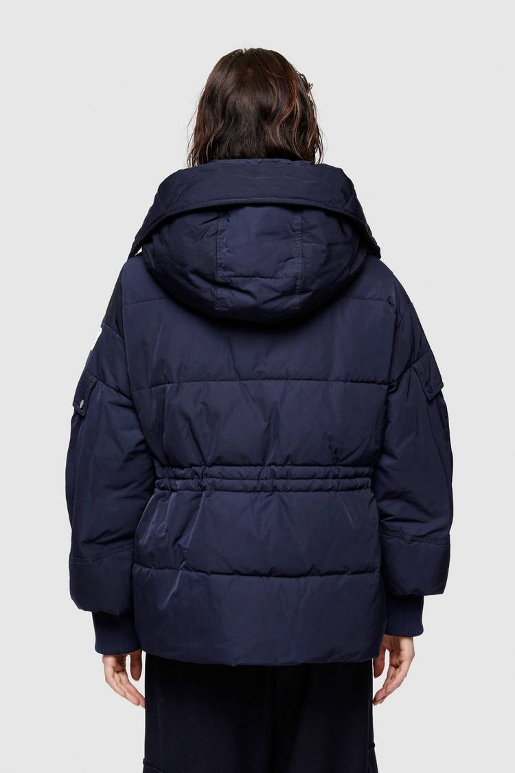 Oof Wear GIACCA CORTA 9234 IN NYLON MEMORY - BLU NOTTE Fino Al -60%