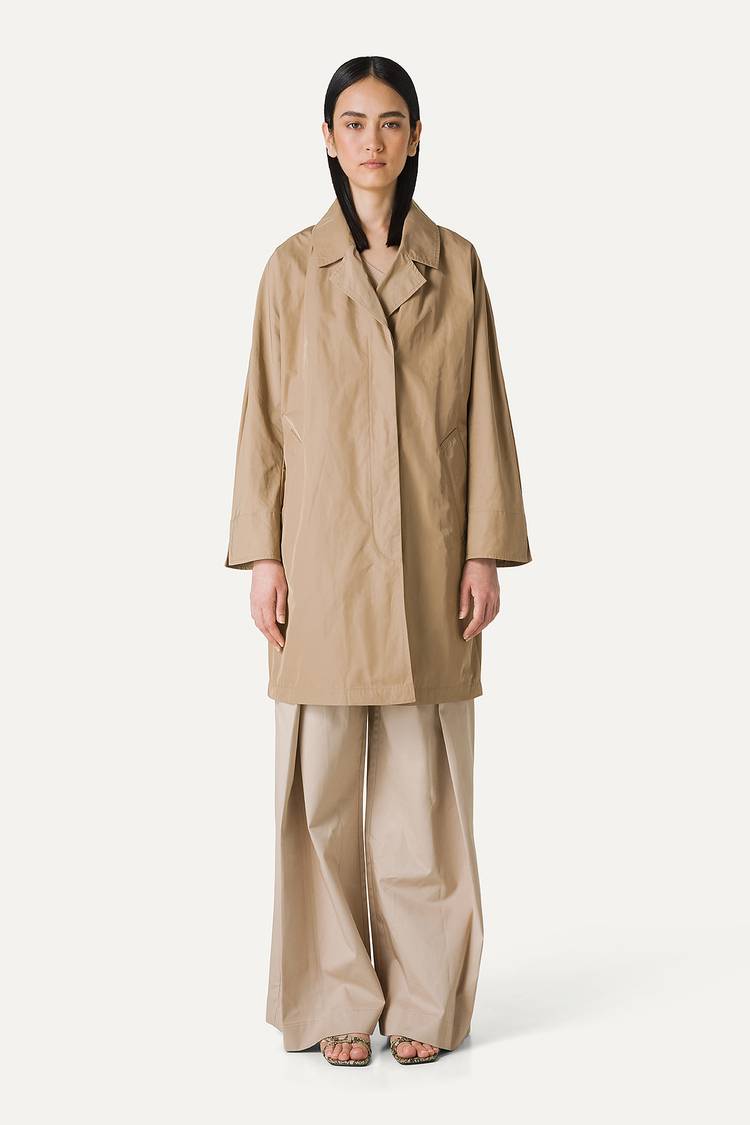 Oof Wear TRENCH IN NYLON MEMORY 9138 - BEIGE Offerta