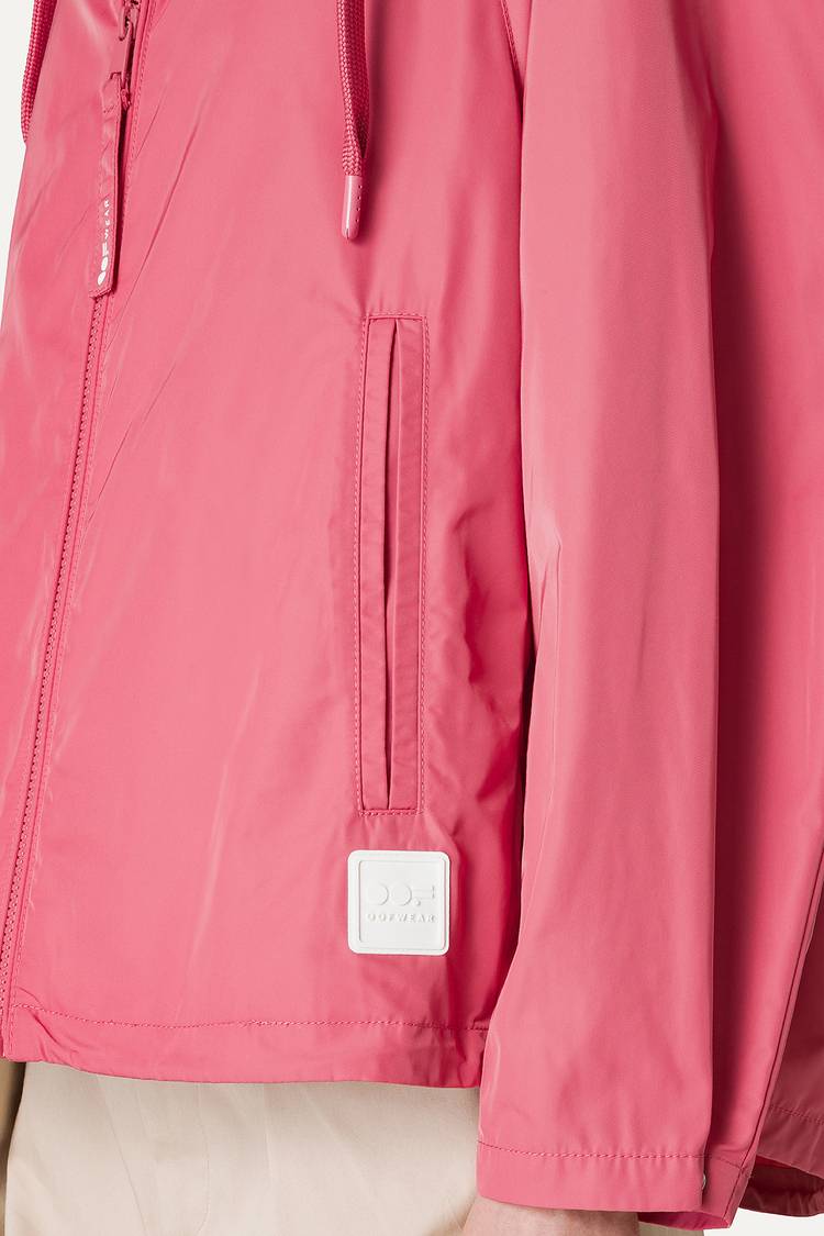 Oof Wear GIACCA CORTA IN NYLON MEMORY CON ARRICIO SULLA SCHIENA 9139 - ROSA ANTICO Economico
