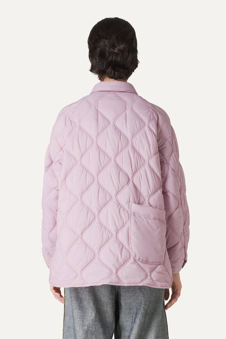 Oof Wear GIACCA A CAMICIA OVER IN NYLON LEGGERO TRAPUNTATO 9222 - ROSA 2025