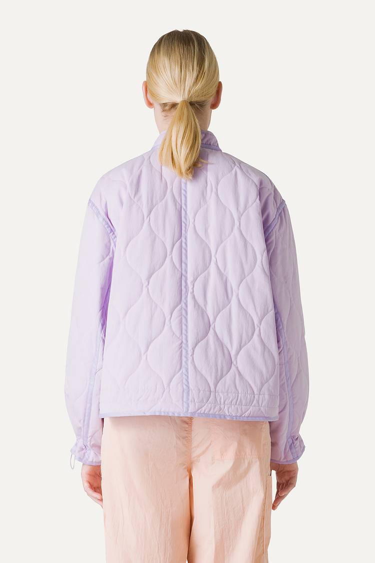 Oof Wear GIACCA CORTA SVASATA IN COTONE TRAPUNTATO 9224 - LILLA 2025