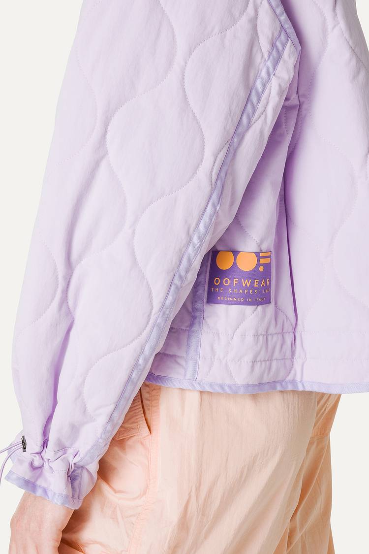 Oof Wear GIACCA CORTA SVASATA IN COTONE TRAPUNTATO 9224 - LILLA 2025