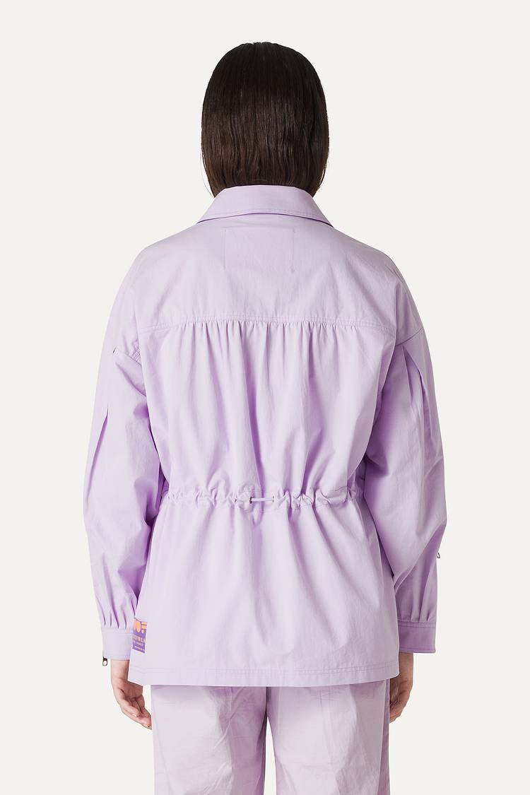 Oof Wear SAHARIANA OVER IN COTONE LEGGERO 9228 - LILLA Nuovo