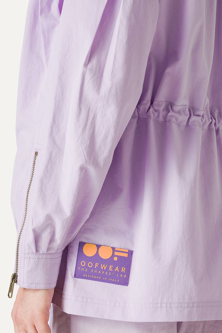 Oof Wear SAHARIANA OVER IN COTONE LEGGERO 9228 - LILLA Nuovo