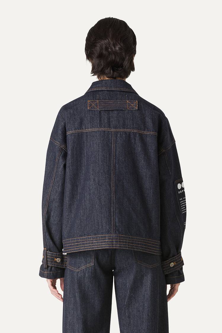 Oof Wear GIACCA CORTA IN DENIM LAVATO 9205 - BLU SCURO Soddisfazione Garantita