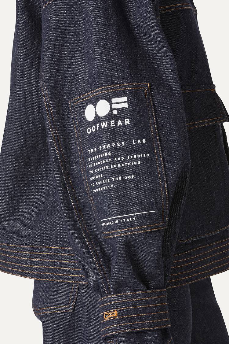 Oof Wear GIACCA CORTA IN DENIM LAVATO 9205 - BLU SCURO Soddisfazione Garantita