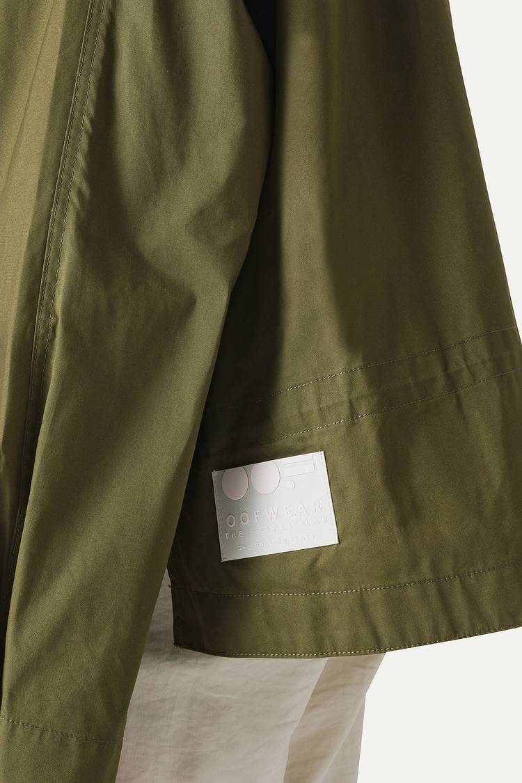 Oof Wear TRENCH CORTO IN GABARDINA DI COTONE LEGGERO 9202 - FORESTA Negozi Online