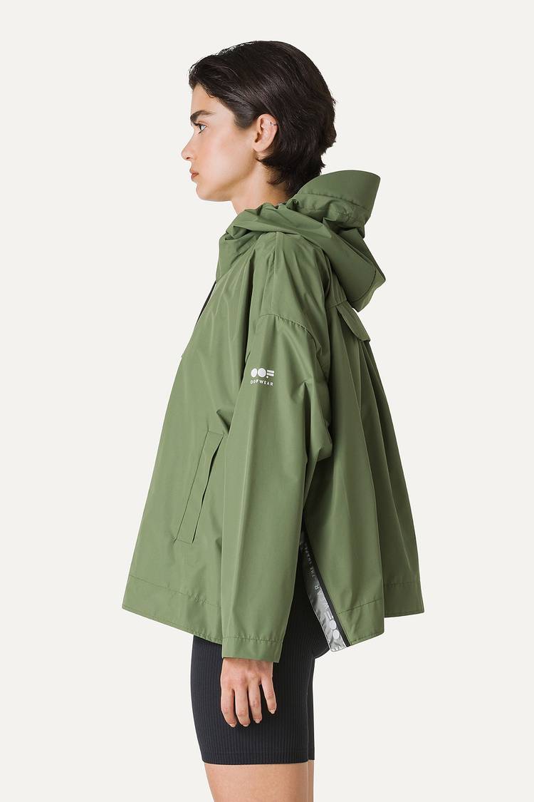 Oof Wear GIACCA CORTA IN NYLON CON INTERNO ARGENTO 9214 - VERDE OLIVA Shopping Online