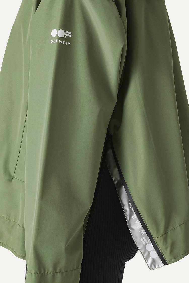 Oof Wear GIACCA CORTA IN NYLON CON INTERNO ARGENTO 9214 - VERDE OLIVA Shopping Online