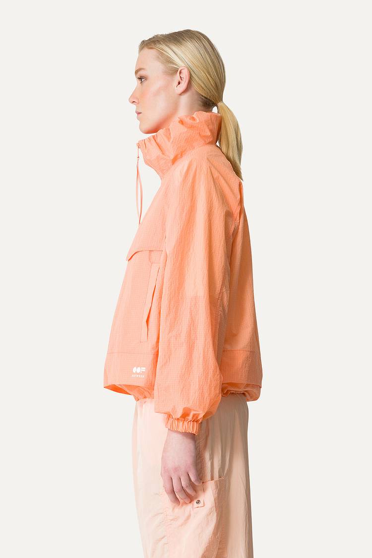 Oof Wear GIACCA CORTA IN NYLON RIPSTOP 9217 - ALBICOCCA Sconto