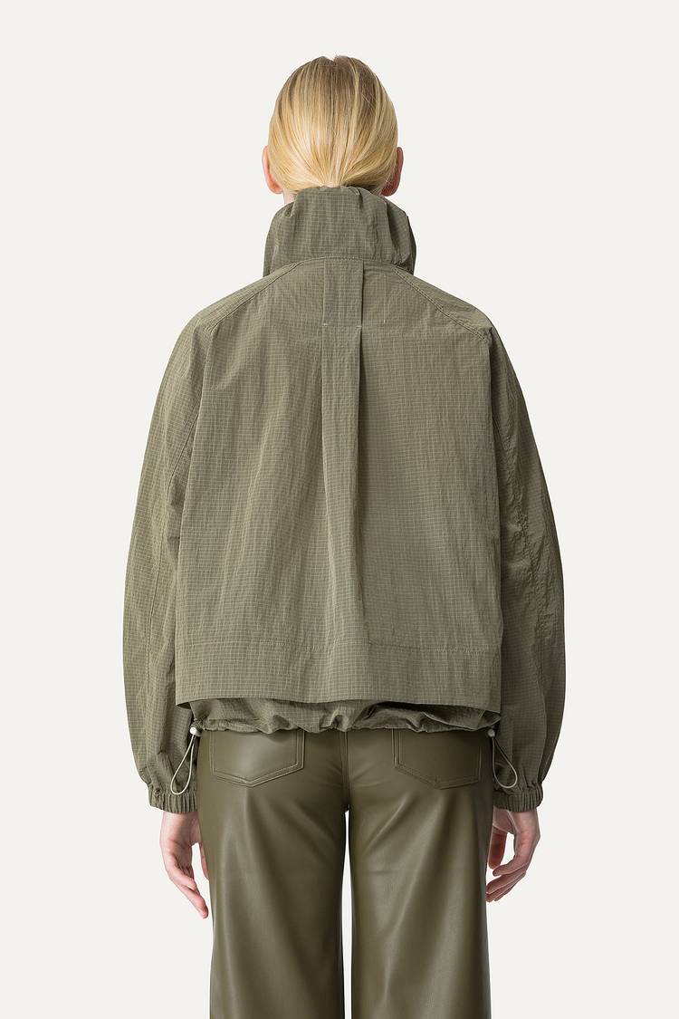 Oof Wear GIACCA CORTA IN NYLON RIPSTOP 9217 - ARMY Offerta
