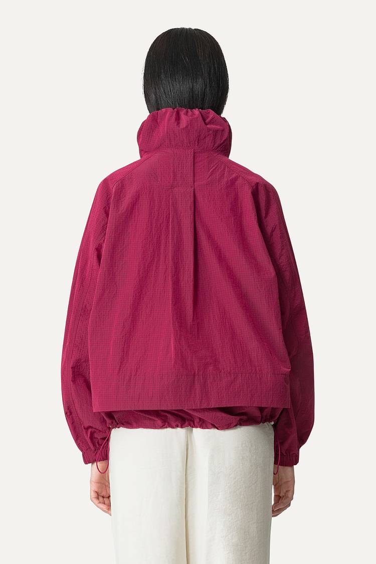 Oof Wear GIACCA CORTA IN NYLON RIPSTOP 9217 - BURGUNDI Economico