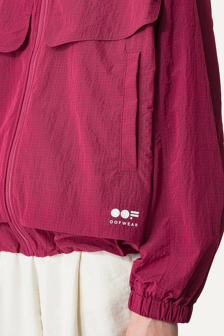 Oof Wear GIACCA CORTA IN NYLON RIPSTOP 9217 - BURGUNDI Economico