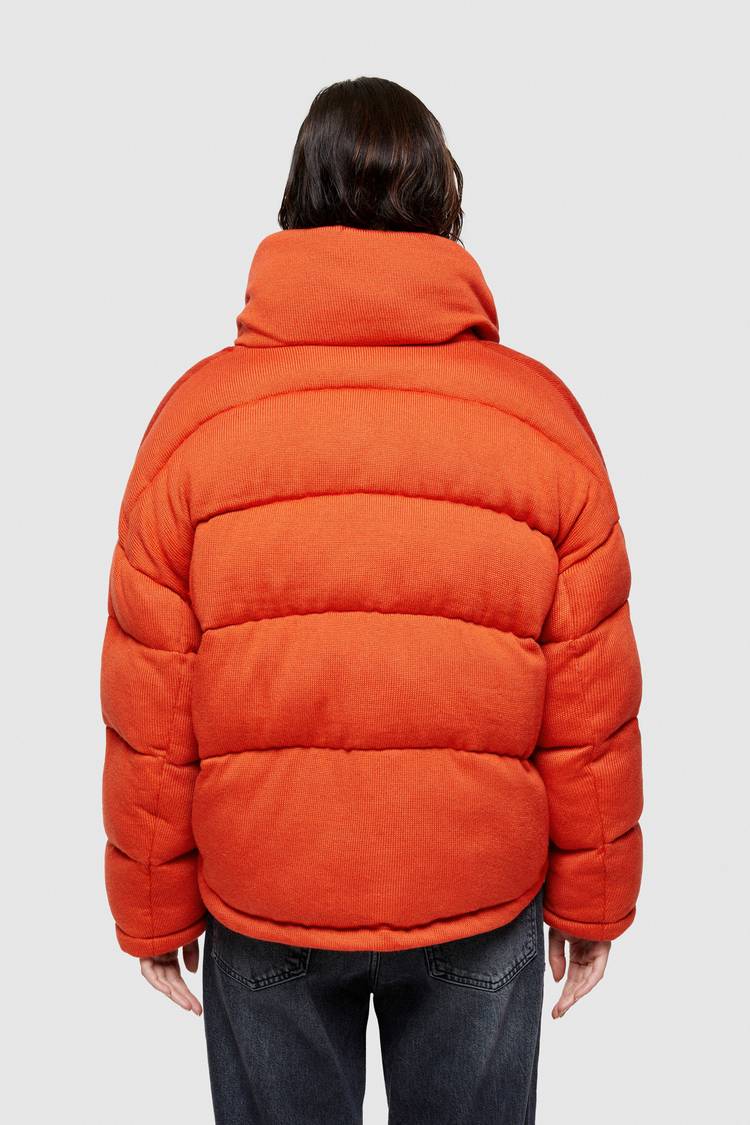 Oof Wear GIACCA CORTA 9270 IN TESSUTO MAGLIA IMBOTTITO - ARANCIO Offerte