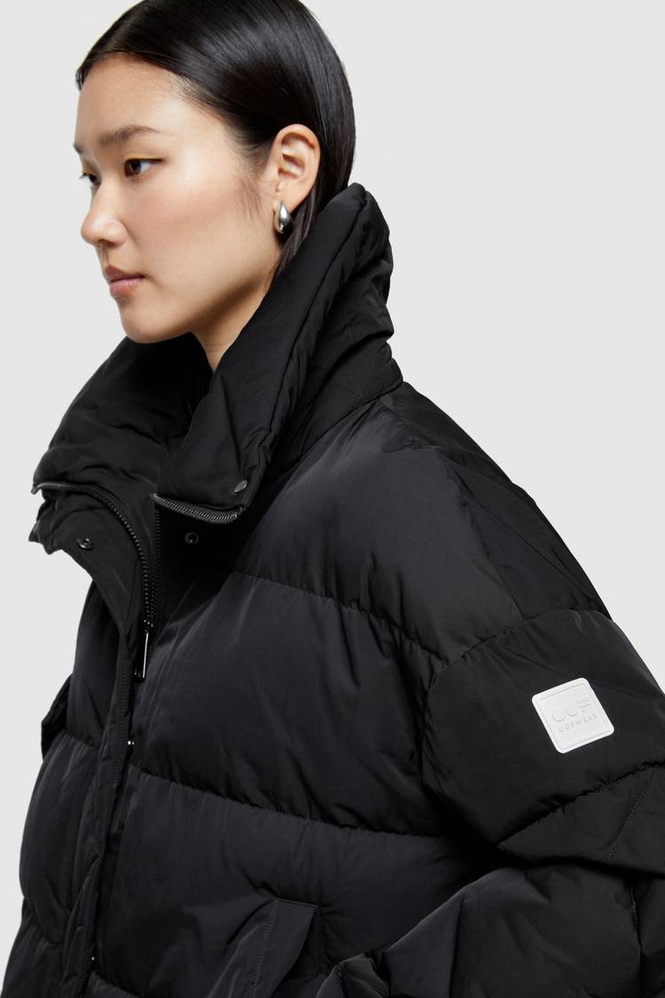 Oof Wear GIACCA CORTA 9235 IN NYLON MEMORY - NERO Offerta settimanale