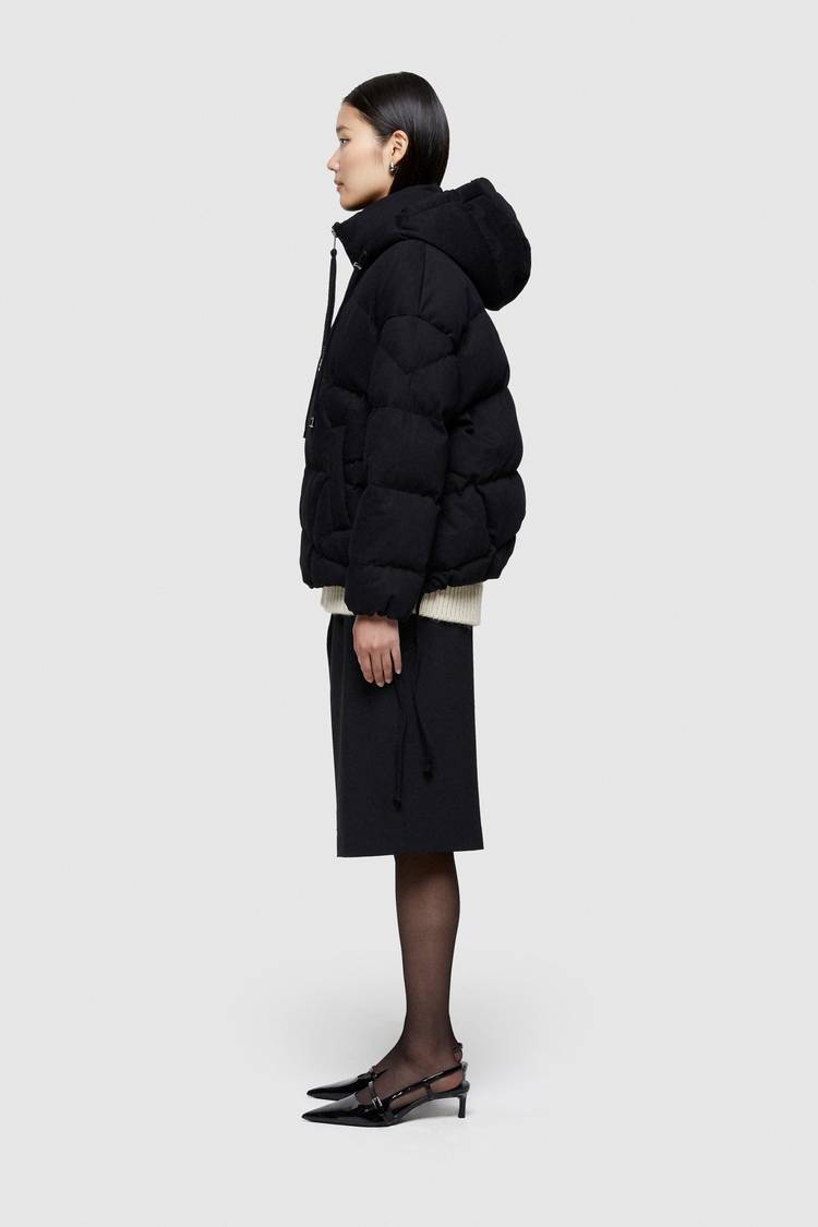 Oof Wear GIACCA CORTA 9242 IN GABARDINA DI COTONE - NERO Vendite Flash