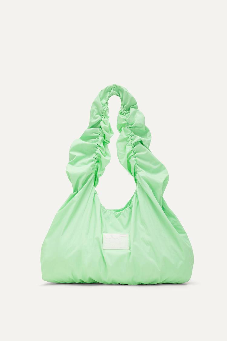 Oof Wear BORSA A SPALLA IN NYLON CRINCLE WATER REPELLENT 3079 - VERDE MENTA 2025
