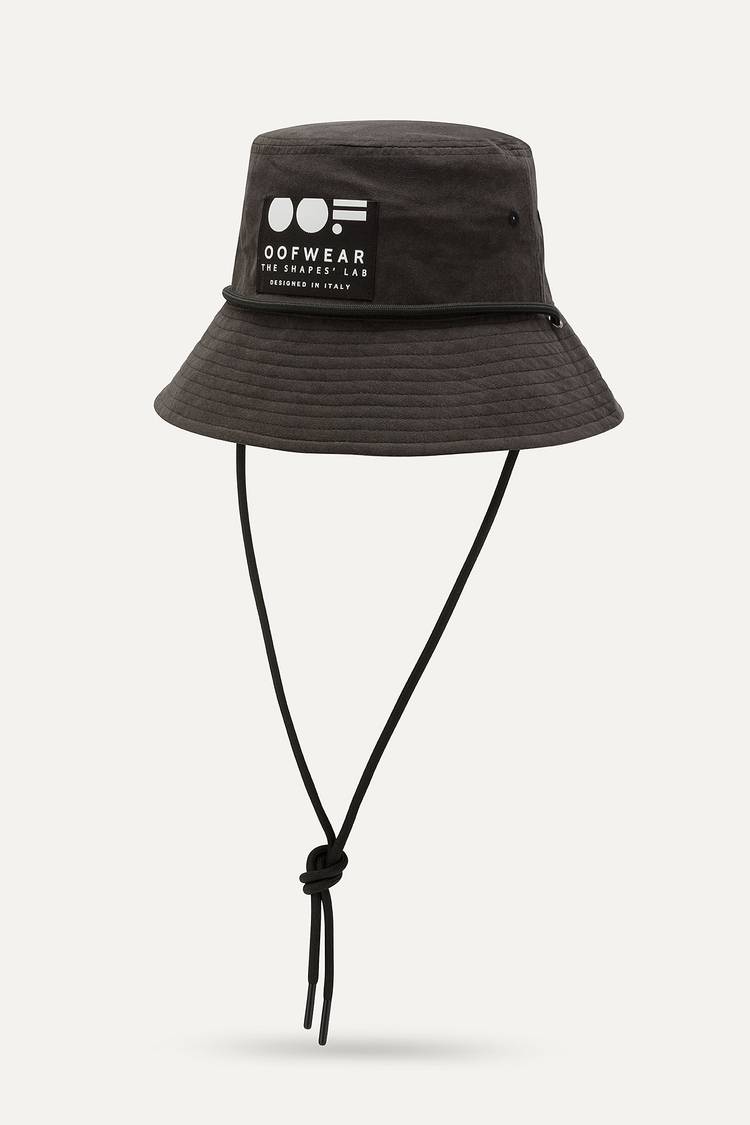 Oof Wear CAPPELLO BUCKET IN NYLON PESCA 2008 - NERO Nuovo