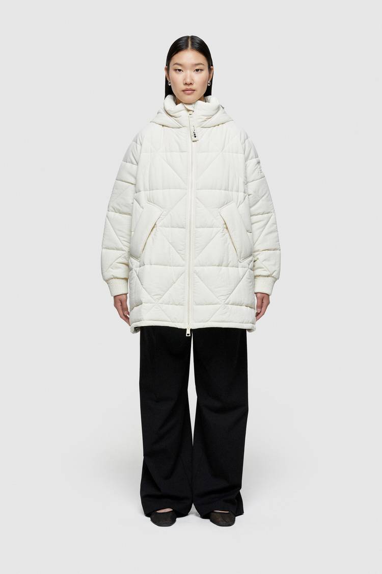 Oof Wear GIACCA 9252 IN NYLON - AVORIO Consegna Veloce