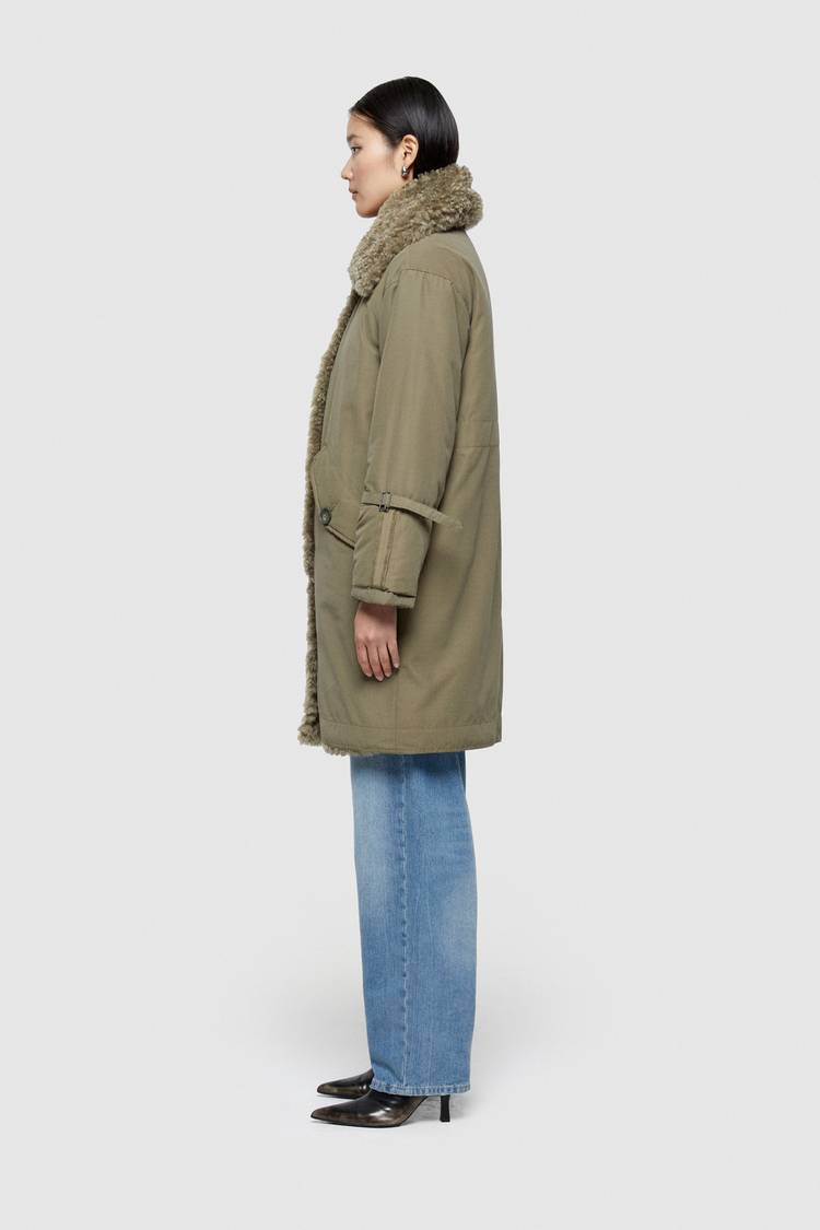 Oof Wear PARKA 9254 IN COTONE - OLIVE/MILITARY Fino Al -60%