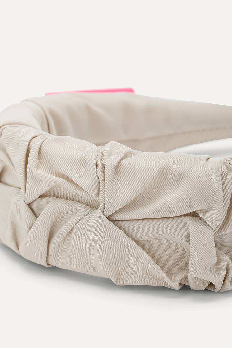 Oof Wear CERCHIELLO ARRICCIATO IN NYLON MEMORY 2007 - CREMA In Saldo