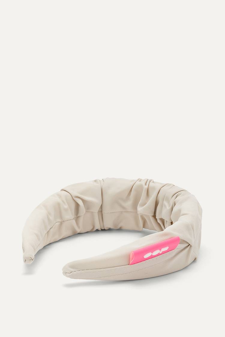 Oof Wear CERCHIELLO ARRICCIATO IN NYLON MEMORY 2007 - CREMA In Saldo