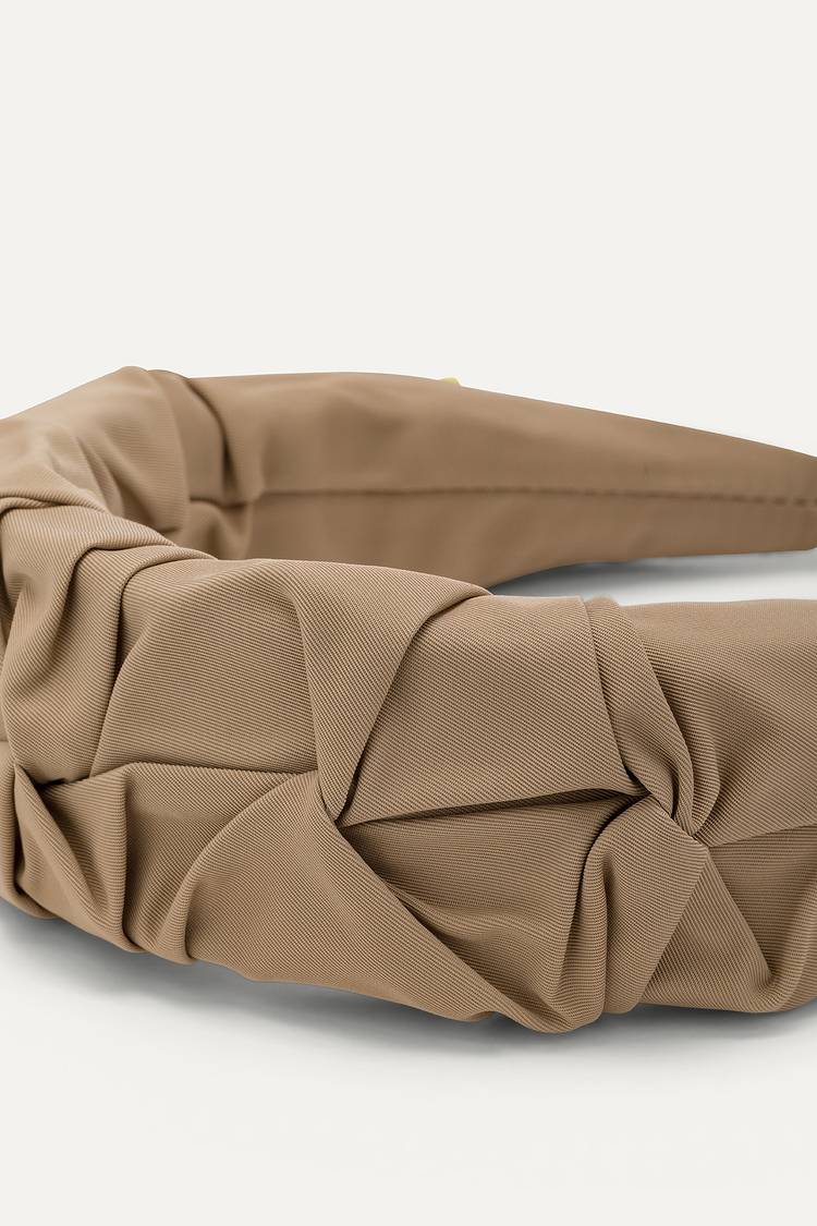 Oof Wear CERCHIELLO ARRICCIATO IN NYLON MEMORY 2007 - BEIGE Moda