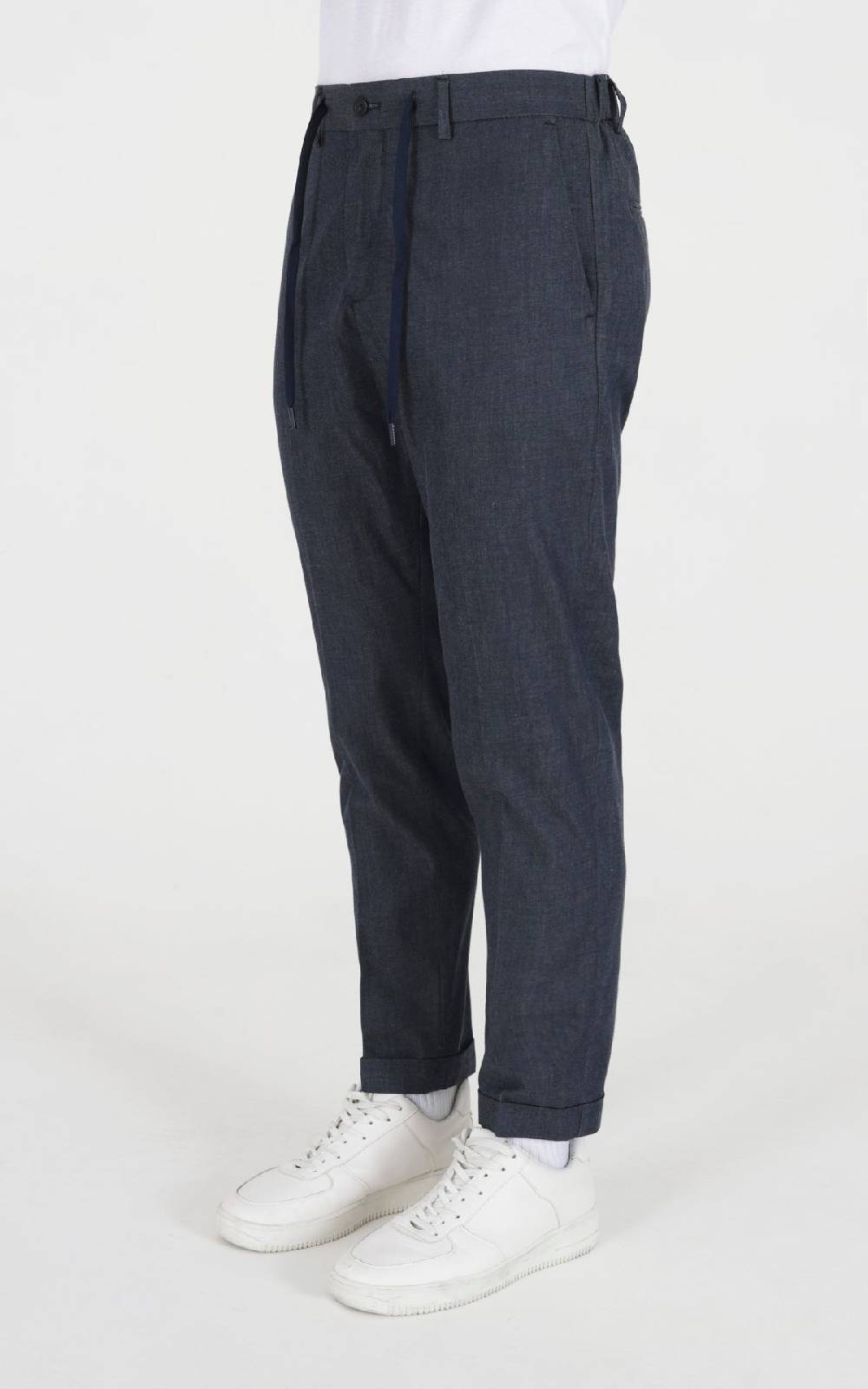 Outfit Italy Pantalaccio in chambray Sostegno trimestrale