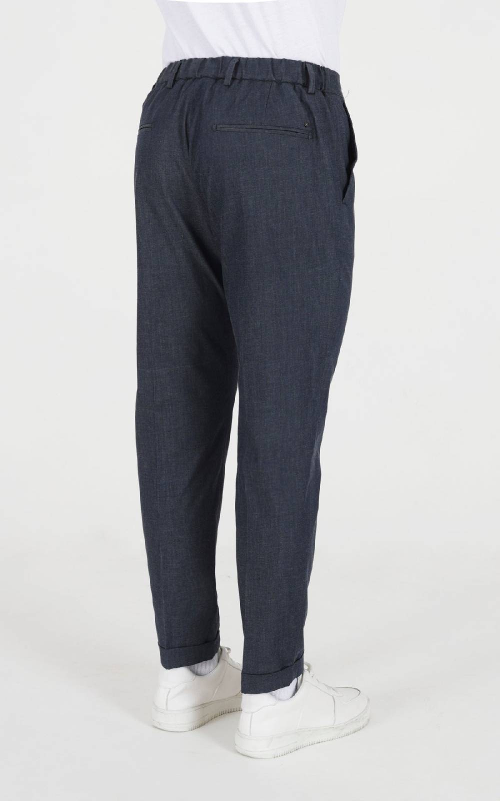 Outfit Italy Pantalaccio in chambray Sostegno trimestrale