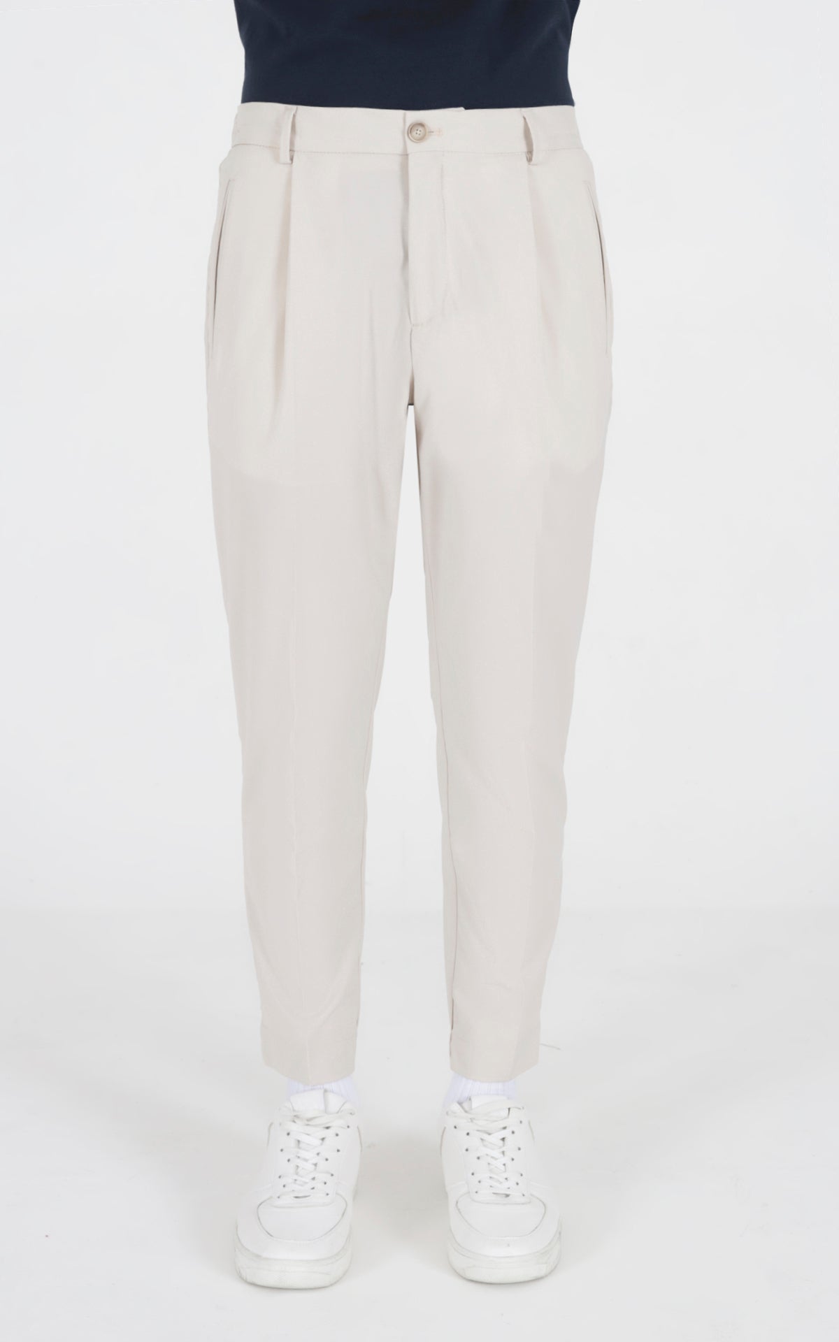 Outfit Italy Pantalaccio in fresco lana con tasche dietro Economico