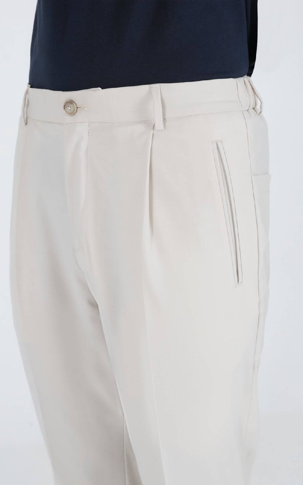 Outfit Italy Pantalaccio in fresco lana con tasche dietro Economico