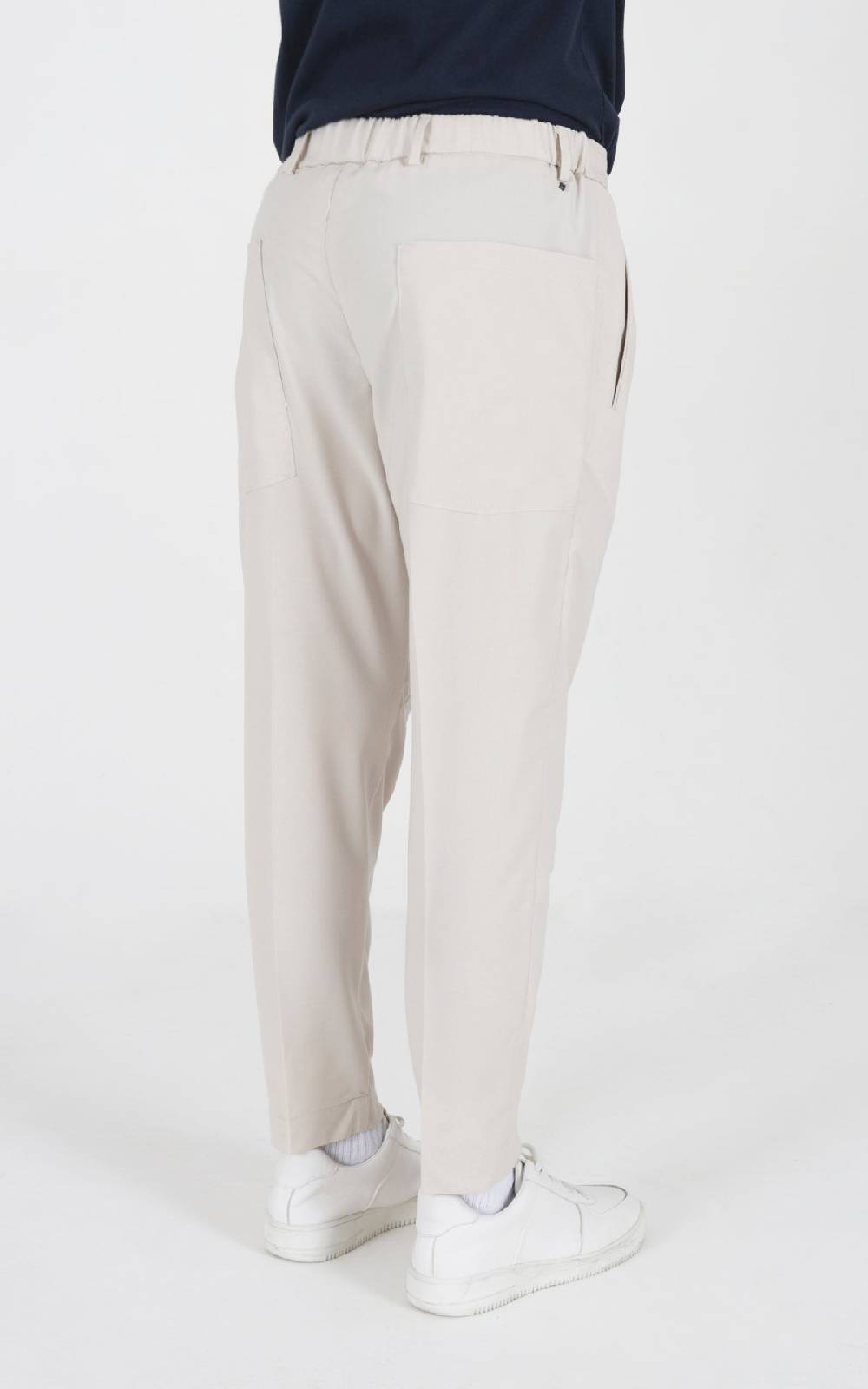 Outfit Italy Pantalaccio in fresco lana con tasche dietro Economico