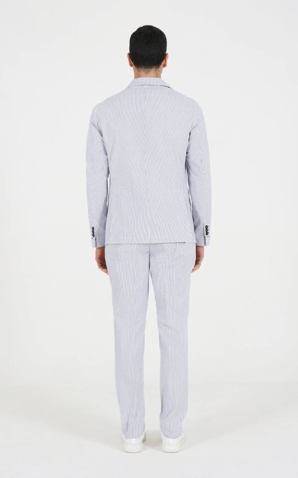 Outfit Italy Abito goffrato disegno riga Online