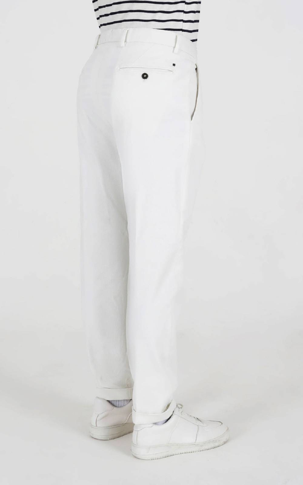Outfit Italy Pantalone pince in fibra lyocell Outlet