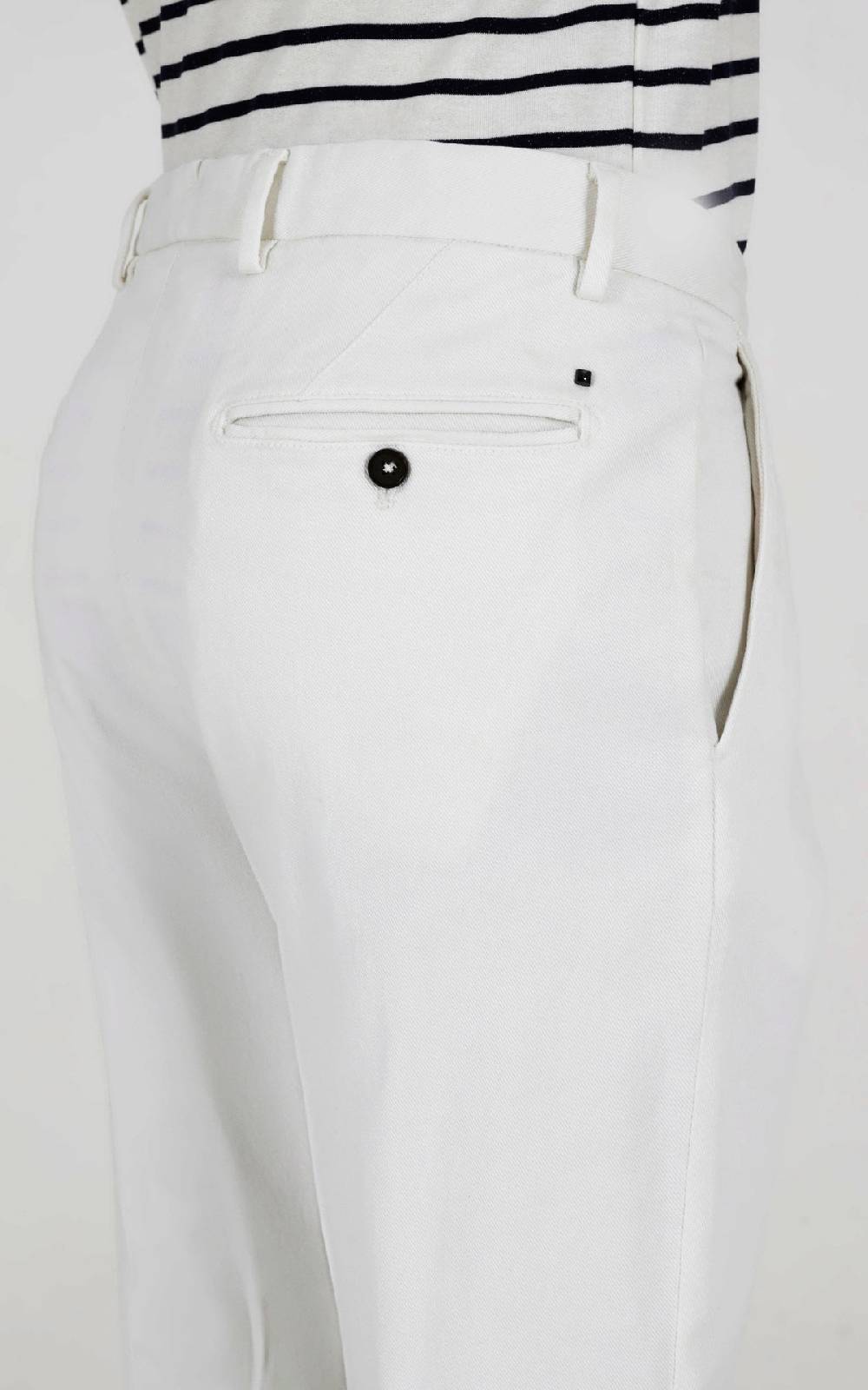 Outfit Italy Pantalone pince in fibra lyocell Outlet