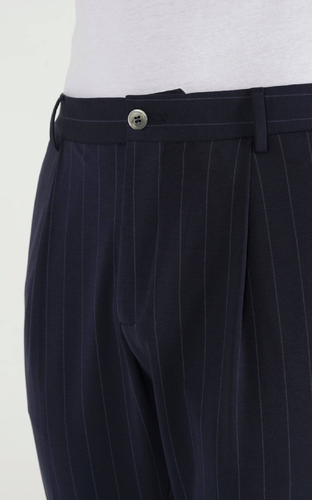 Outfit Italy Pantalaccio in punto milano stampa riga Saldi