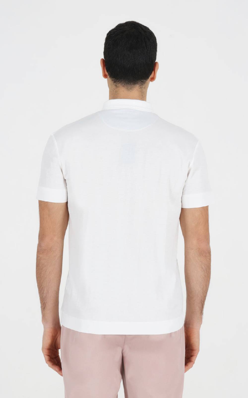 Outfit Italy Polo in piquet con zip al collo Offerte