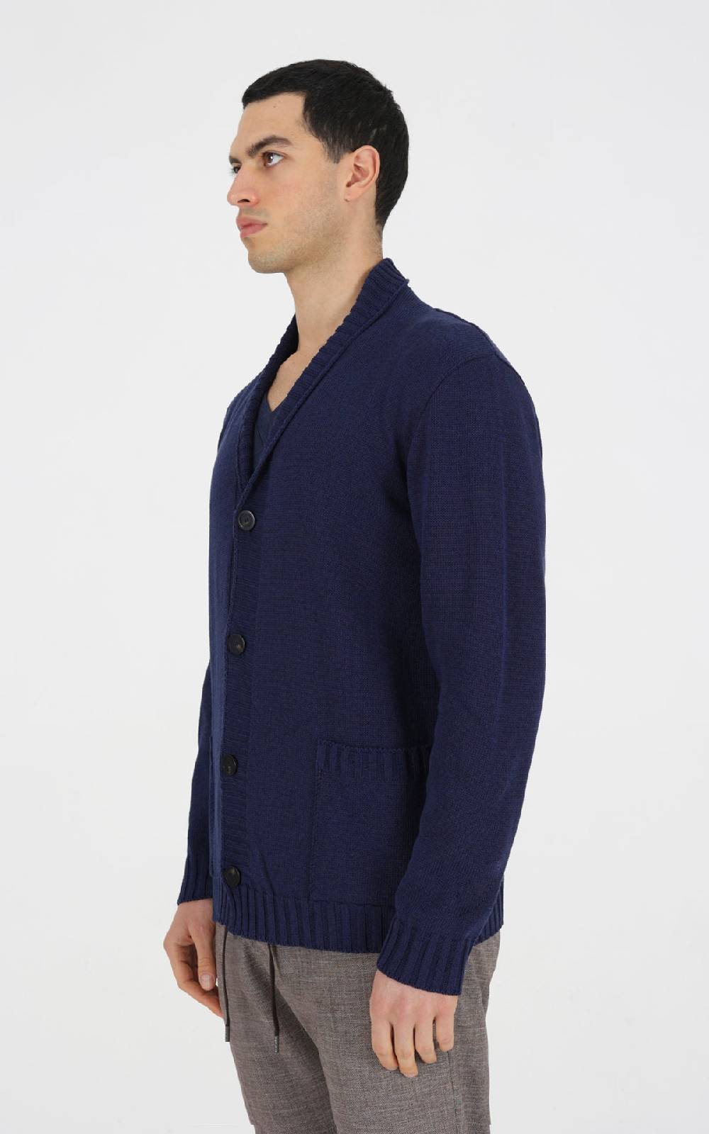 Outfit Italy Cardigan a maglia in cotone Vendita Economica