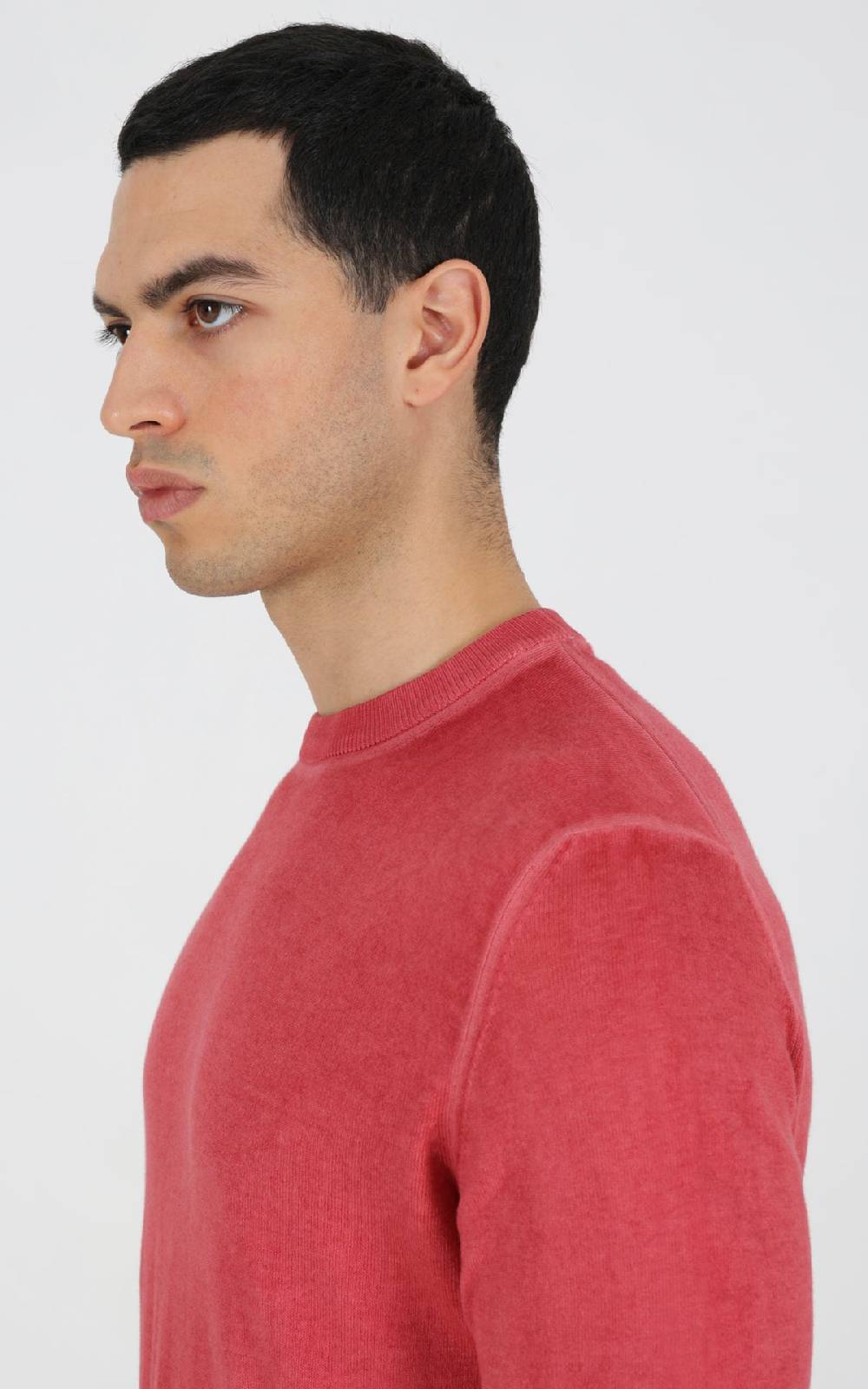 Outfit Italy Maglia girocollo con effetto tintura a freddo Saldi Di Fabbrica