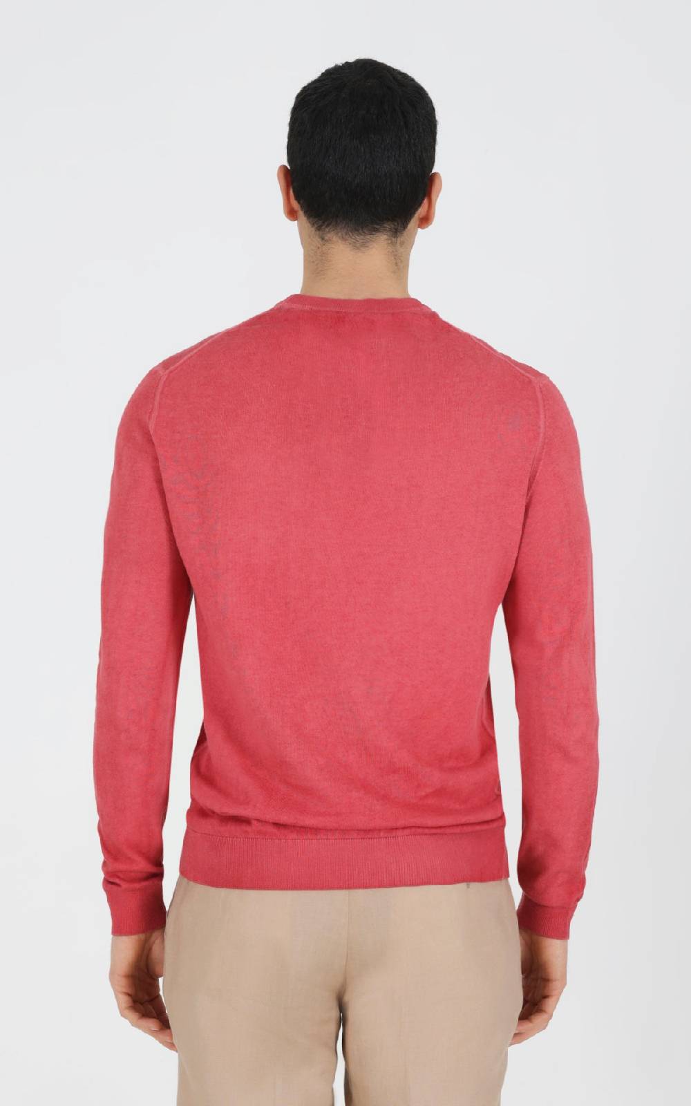 Outfit Italy Maglia girocollo con effetto tintura a freddo Saldi Di Fabbrica