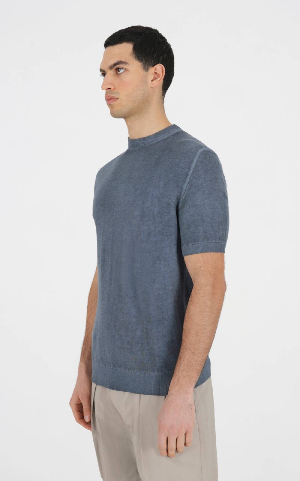 Outfit Italy Maglia girocollo con effetto tintura a freddo Vendite Flash