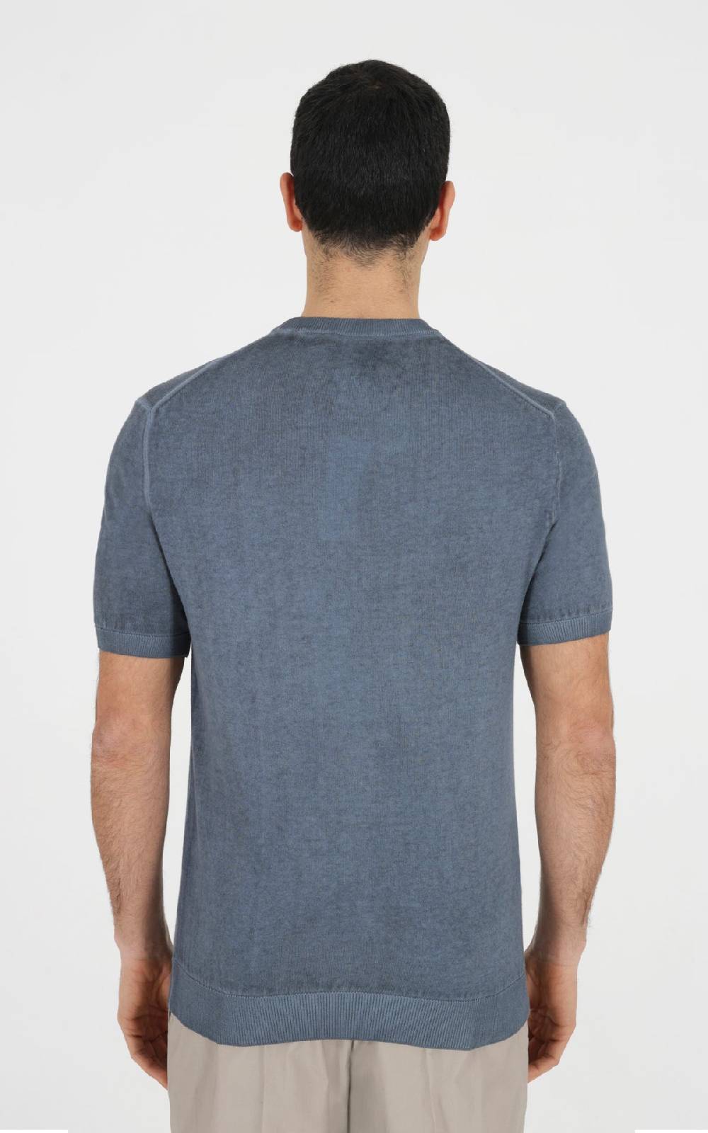Outfit Italy Maglia girocollo con effetto tintura a freddo Vendite Flash