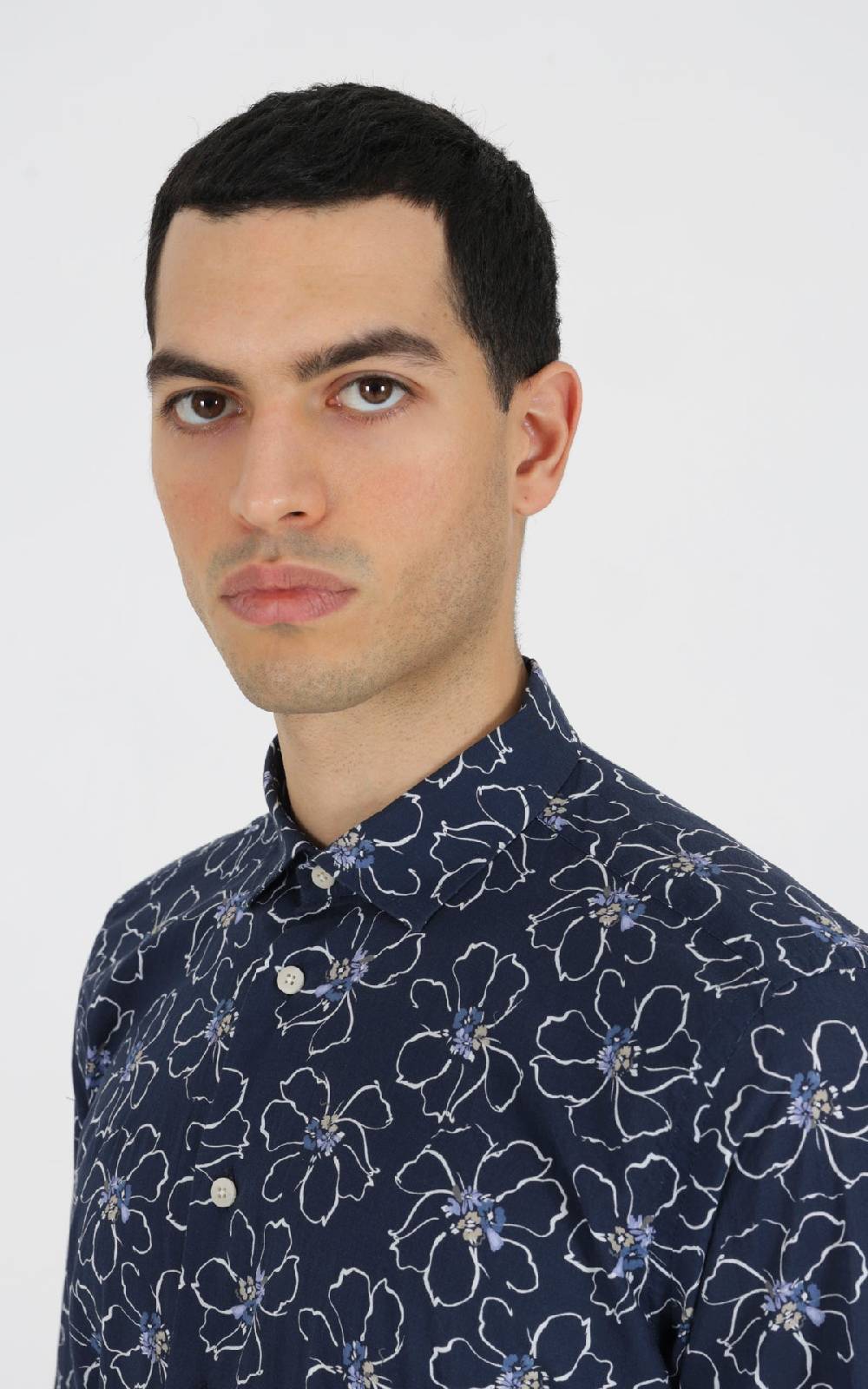 Outfit Italy Camicia francese in cotone stampato 2025