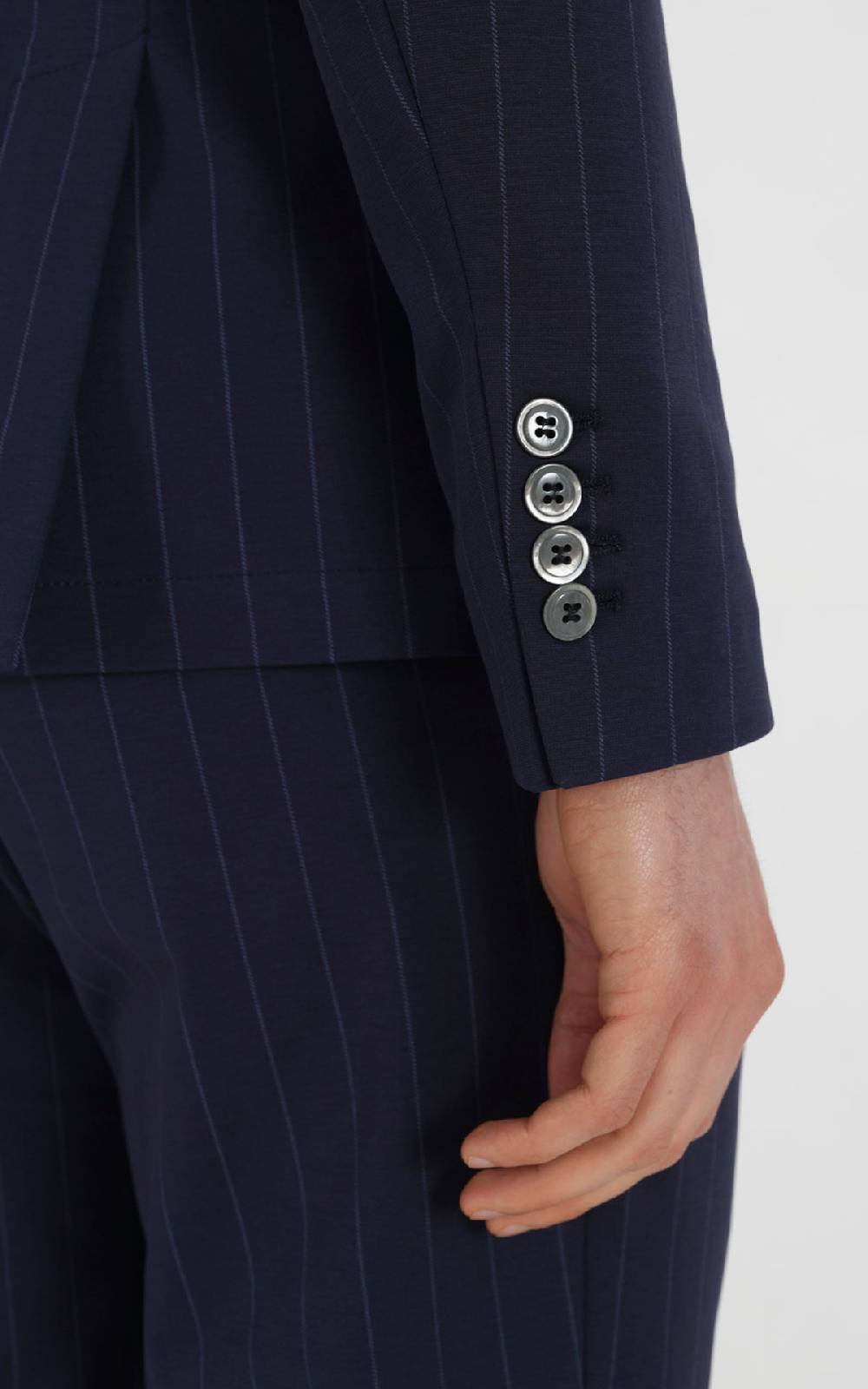 Outfit Italy Giacca doppiopetto strutturata in punto roma stampato Nuovo