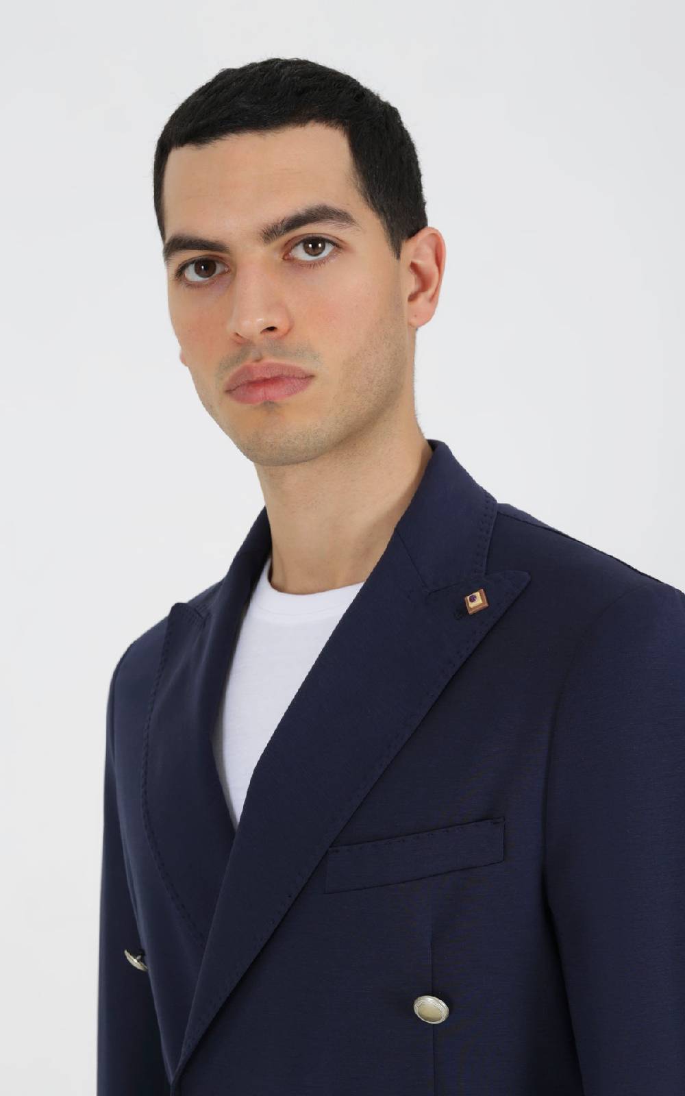 Outfit Italy Giacca doppiopetto strutturata in punto roma Promozione
