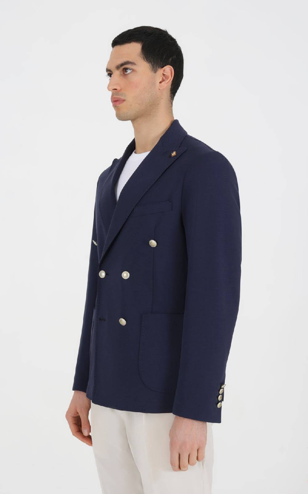 Outfit Italy Giacca doppiopetto strutturata in punto roma Promozione