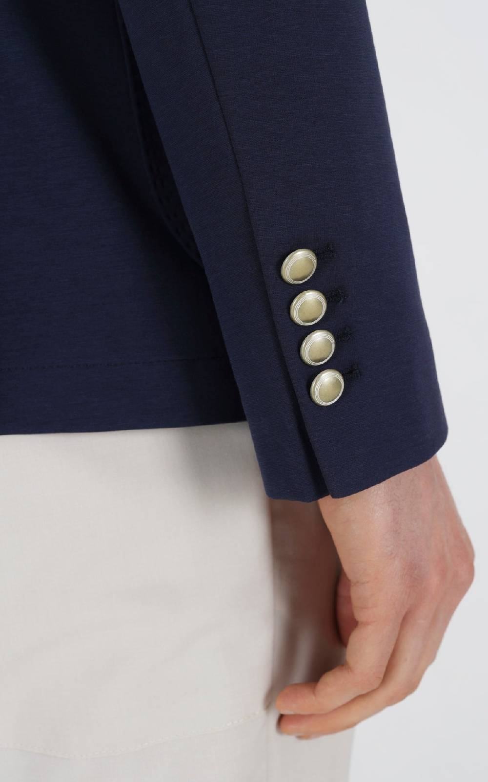Outfit Italy Giacca doppiopetto strutturata in punto roma Promozione