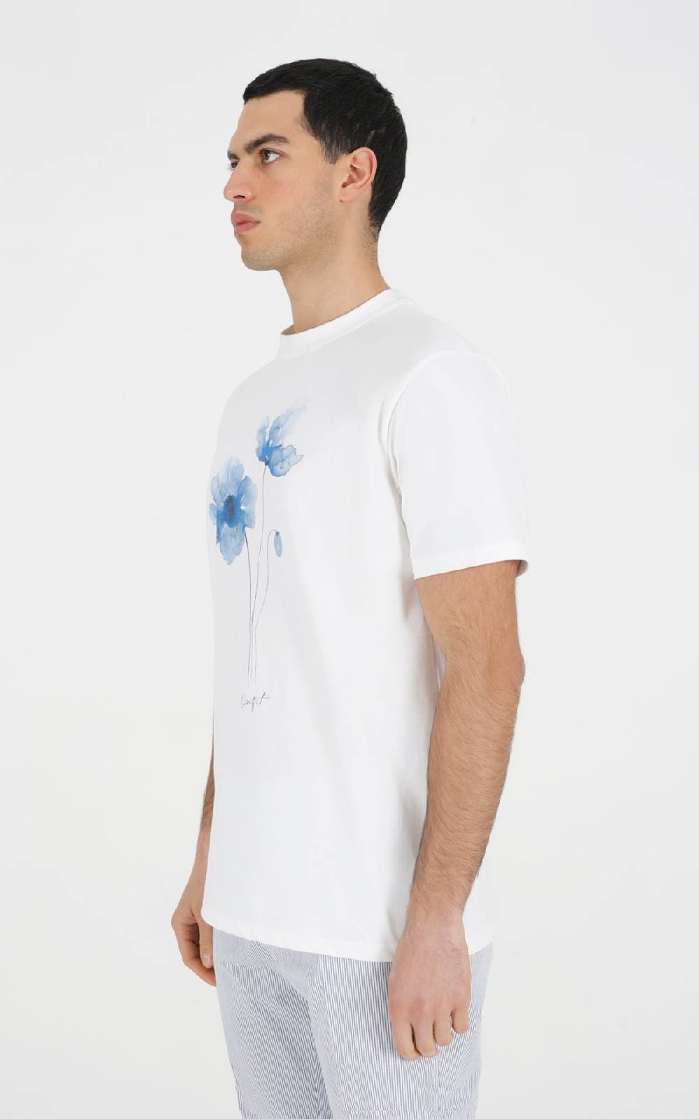 Outfit Italy T-Shirt in cotone stampata flower Qualità Garantita