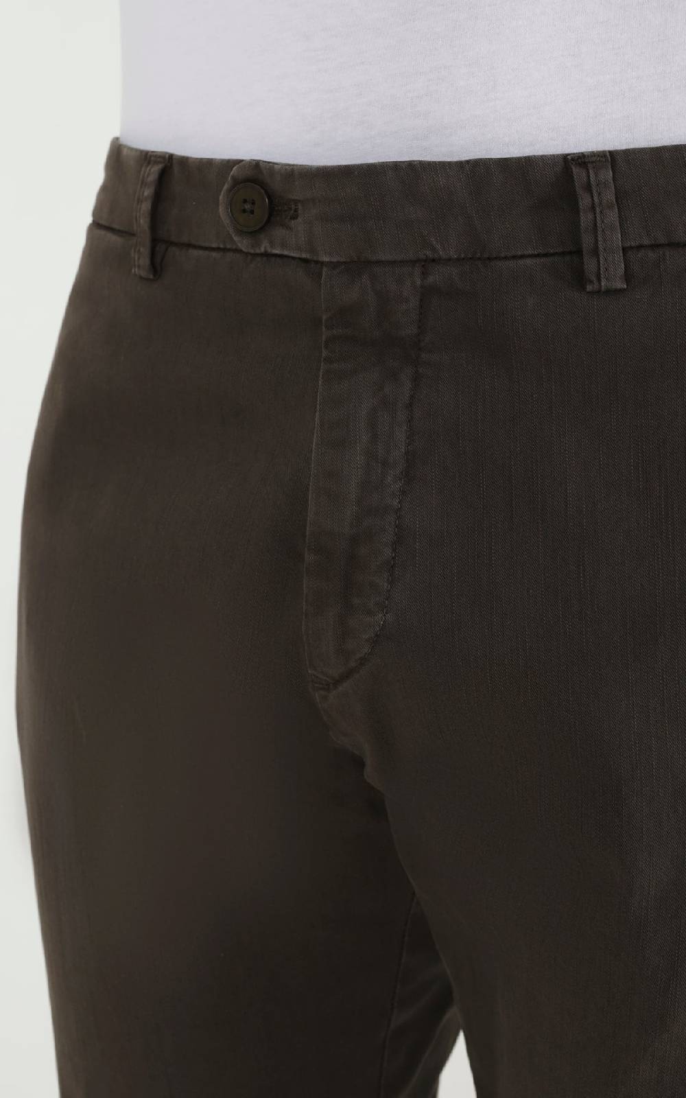 Outfit Italy Pantalone in cotone fiammato con tasche dietro Sconto